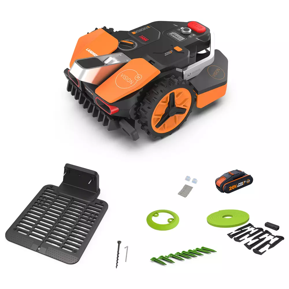 Worx 18cm Cordless Robotic Lawnmower - 48W