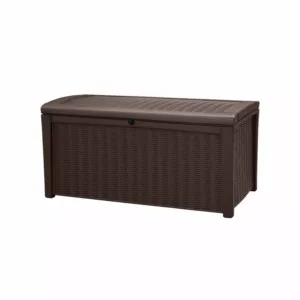 Keter Borneo 416L Outdoor Garden Storage Box - Brown