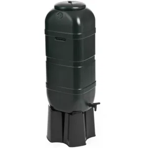 Strata Water Butt with Connection Kit, Tap and Stand - 100L